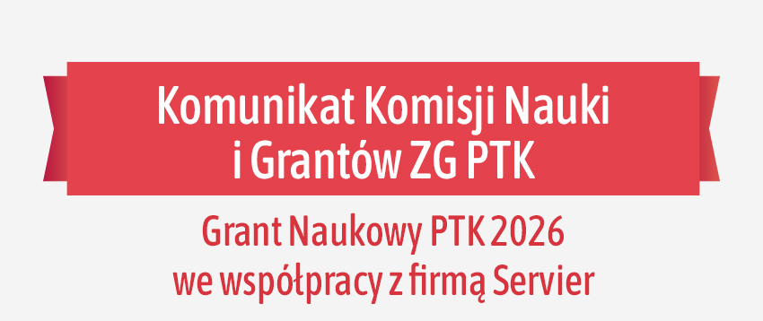 Grant Naukowy PTK 2026 we współpracy z firmą Servier